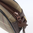 Burberrys Nova Check Shoulder Bag Canvas Beige Gold Auth ep12013-14