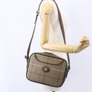 Burberrys Nova Check Shoulder Bag Canvas Beige Gold Auth ep12013-21