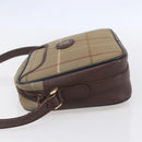 Burberrys Nova Check Shoulder Bag Canvas Beige Gold Auth ep12013-4