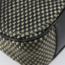 GUCCI Bamboo Shoulder Bag Leather Black Gold Auth ep12014-14