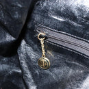 GUCCI Bamboo Shoulder Bag Leather Black Gold Auth ep12014-20