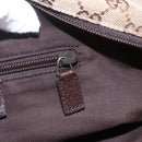 GUCCI GG Canvas Web Sherry Line Hand Bag Beige Red 131228 Auth ep12017-19