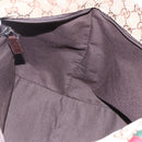 GUCCI GG Canvas Web Sherry Line Hand Bag Beige Red 131228 Auth ep12017-20