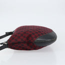 GUCCI GG Canvas Shoulder Bag Outlet Red Silver 272380 Auth ep12018-5