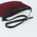 GUCCI GG Canvas Shoulder Bag Outlet Red Silver 272380 Auth ep12018-7