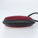 GUCCI GG Canvas Shoulder Bag Outlet Red Silver 272380 Auth ep12018-9