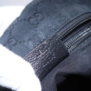 GUCCI GG Canvas Web Sherry Line Hand Bag Black Red 131228 Auth ep12019-22