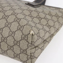 GUCCI GG Supreme Tote Bag PVC Beige Silver 211138 Auth ep12020-9