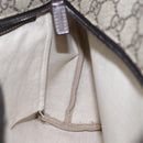 GUCCI GG Supreme Tote Bag PVC Beige Silver 211138 Auth ep12020-20