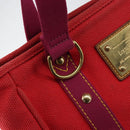 LOUIS VUITTON Antigua Cabas MM Tote Bag Red M40034 LV Auth ep12022-18