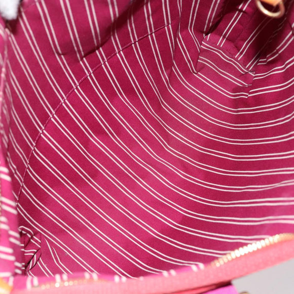 LOUIS VUITTON Antigua Cabas MM Tote Bag Red M40034 LV Auth ep12022