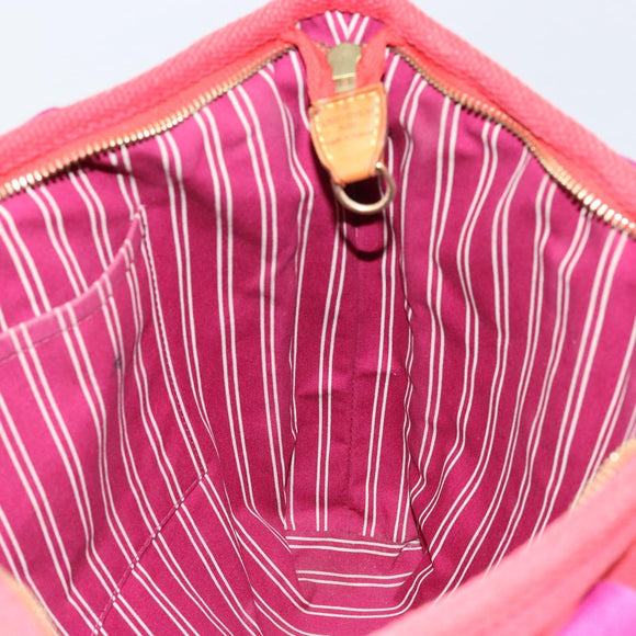 LOUIS VUITTON Antigua Cabas MM Tote Bag Red M40034 LV Auth ep12022