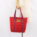 LOUIS VUITTON Antigua Cabas MM Tote Bag Red M40034 LV Auth ep12022-22