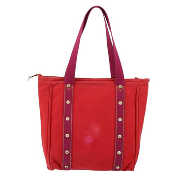 LOUIS VUITTON Antigua Cabas MM Tote Bag Red M40034 LV Auth ep12022 - 0