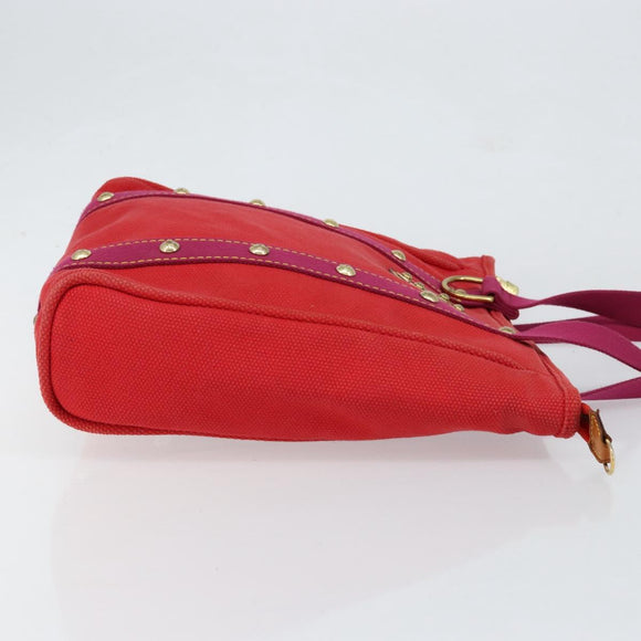 LOUIS VUITTON Antigua Cabas MM Tote Bag Red M40034 LV Auth ep12022