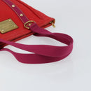 LOUIS VUITTON Antigua Cabas MM Tote Bag Red M40034 LV Auth ep12022-7