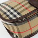 Burberrys Nova Check Shoulder Bag Canvas Beige Gold Auth ep12026-14