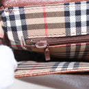 Burberrys Shoulder Bag Leather Brown Gold Auth ep12028-17