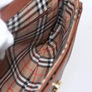Burberrys Shoulder Bag Leather Brown Gold Auth ep12028-18
