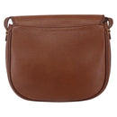 Burberrys Shoulder Bag Leather Brown Gold Auth ep12028-2