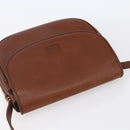 Burberrys Shoulder Bag Leather Brown Gold Auth ep12028-6