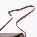 Burberrys Shoulder Bag Leather Brown Gold Auth ep12028-8