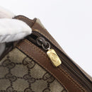 GUCCI GG Supreme Web Sherry Line Bag PVC Beige Gold 89 02 017 Auth ep12029-14