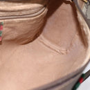 GUCCI GG Supreme Web Sherry Line Bag PVC Beige Gold 89 02 017 Auth ep12029-19