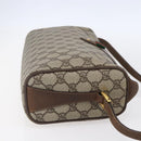 GUCCI GG Supreme Web Sherry Line Bag PVC Beige Gold 89 02 017 Auth ep12029-5