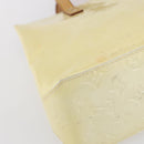 LOUIS VUITTON Monogram Vernis Reade PM Hand Bag Perle M91336 LV Auth ep12031-14