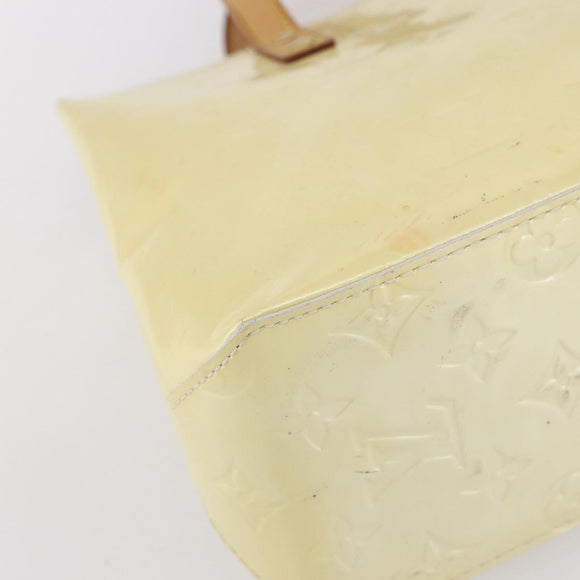 LOUIS VUITTON Monogram Vernis Reade PM Hand Bag Perle M91336 LV Auth ep12031