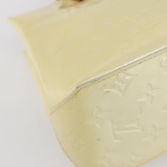 LOUIS VUITTON Monogram Vernis Reade PM Hand Bag Perle M91336 LV Auth ep12031