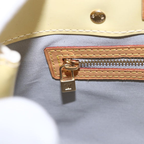 LOUIS VUITTON Monogram Vernis Reade PM Hand Bag Perle M91336 LV Auth ep12031