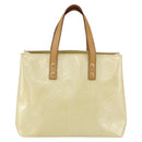 LOUIS VUITTON Monogram Vernis Reade PM Hand Bag Perle M91336 LV Auth ep12031-13