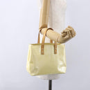 LOUIS VUITTON Monogram Vernis Reade PM Hand Bag Perle M91336 LV Auth ep12031-21