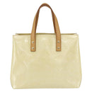 LOUIS VUITTON Monogram Vernis Reade PM Hand Bag Perle M91336 LV Auth ep12031-2