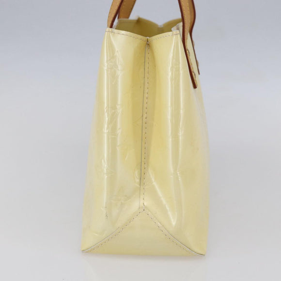 LOUIS VUITTON Monogram Vernis Reade PM Hand Bag Perle M91336 LV Auth ep12031