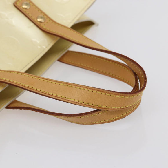 LOUIS VUITTON Monogram Vernis Reade PM Hand Bag Perle M91336 LV Auth ep12031