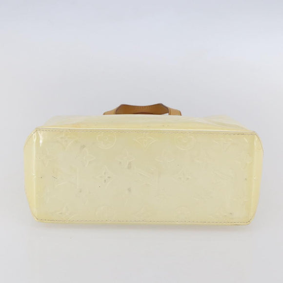 LOUIS VUITTON Monogram Vernis Reade PM Hand Bag Perle M91336 LV Auth ep12031