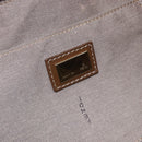 FENDI Zucchino Canvas Tote Bag Beige Gold Auth ep12032-16