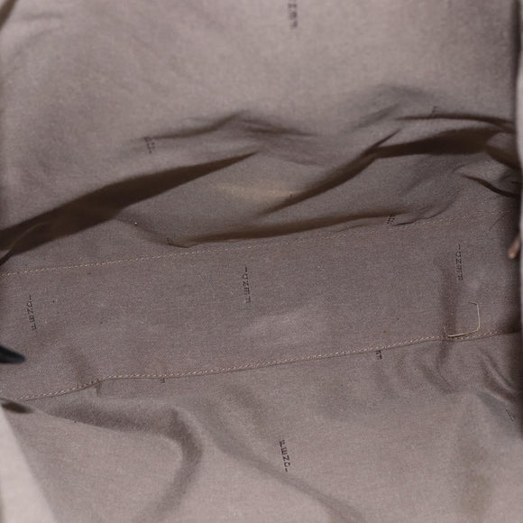 FENDI Zucchino Canvas Tote Bag Beige Gold Auth ep12032