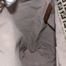 FENDI Zucchino Canvas Tote Bag Beige Gold Auth ep12032-18