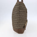 FENDI Zucchino Canvas Tote Bag Beige Gold Auth ep12032-4