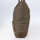 FENDI Zucchino Canvas Tote Bag Beige Gold Auth ep12032-5