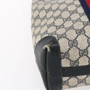 GUCCI GG Supreme Sherry Line Tote Bag PVC Navy Red Auth ep12033-14