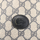 GUCCI GG Supreme Sherry Line Tote Bag PVC Navy Red Auth ep12033-10