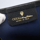 GUCCI GG Supreme Sherry Line Tote Bag PVC Navy Red Auth ep12033-11