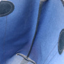 GUCCI GG Supreme Sherry Line Tote Bag PVC Navy Red Auth ep12033-18