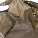 FENDI Zucca Canvas Vanity Hand Bag Black Brown gold Auth ep12035-22