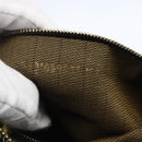 FENDI Zucca Canvas Vanity Hand Bag Black Brown gold Auth ep12035-12